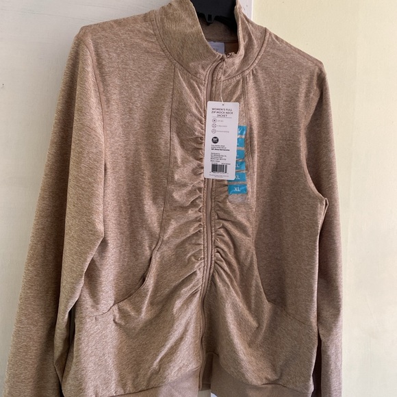 Nude Full Zip Mock Neck Jacket New With Tags - Picture 12 of 12
